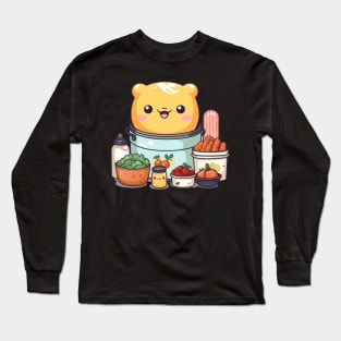 kawaii bento sushi T-Shirt cute  funny Long Sleeve T-Shirt